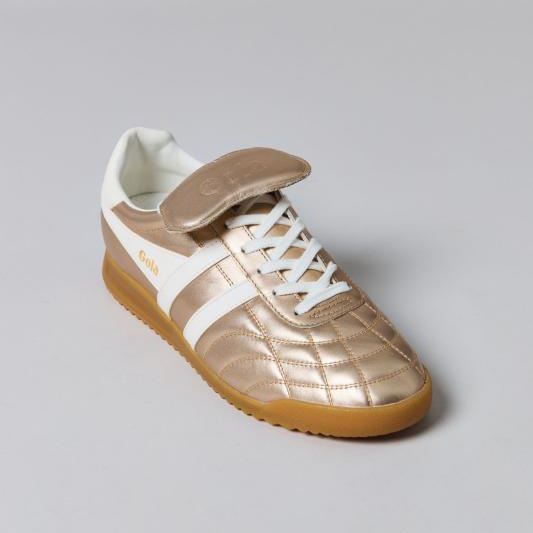 Gola Women's Stadium '86 Metallic Sneaker Gold