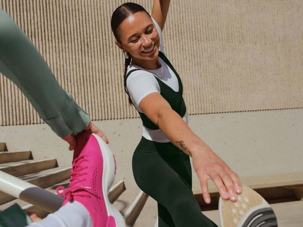woman-stretching