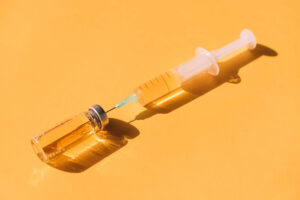 A vaccine needle.