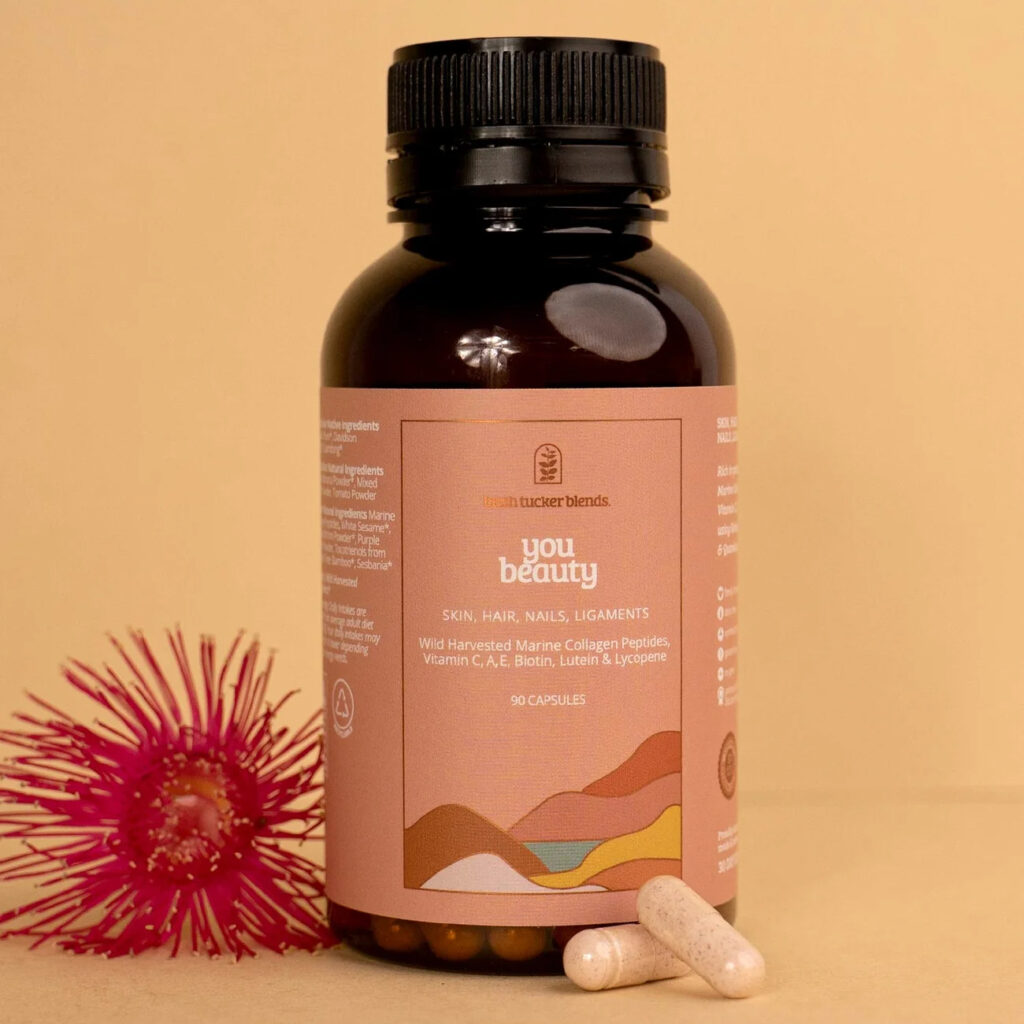 Bush Tucker Blends You Beauty collagen capsule supplement