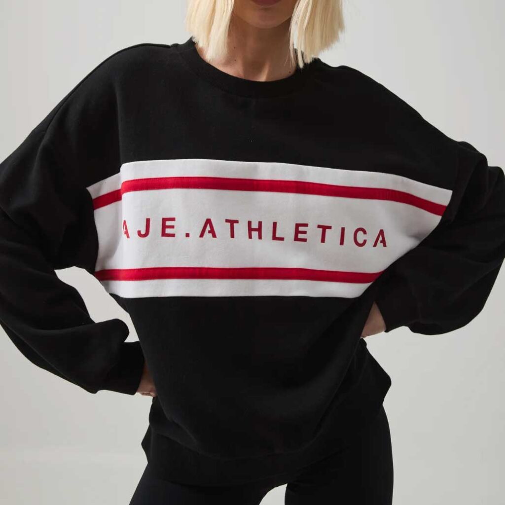 Aje Athletica Contrast Crew Jumper