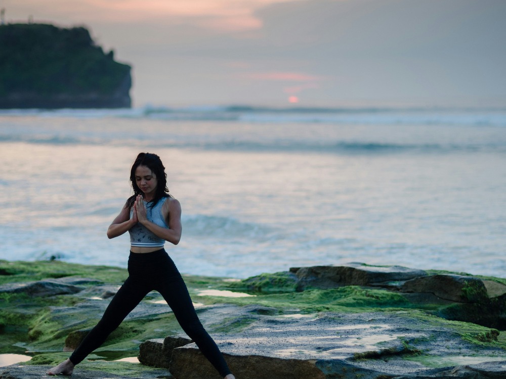 A yin yoga stretch to calm your mind