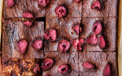 Chocolate-raspberry-olive-oil-brownies