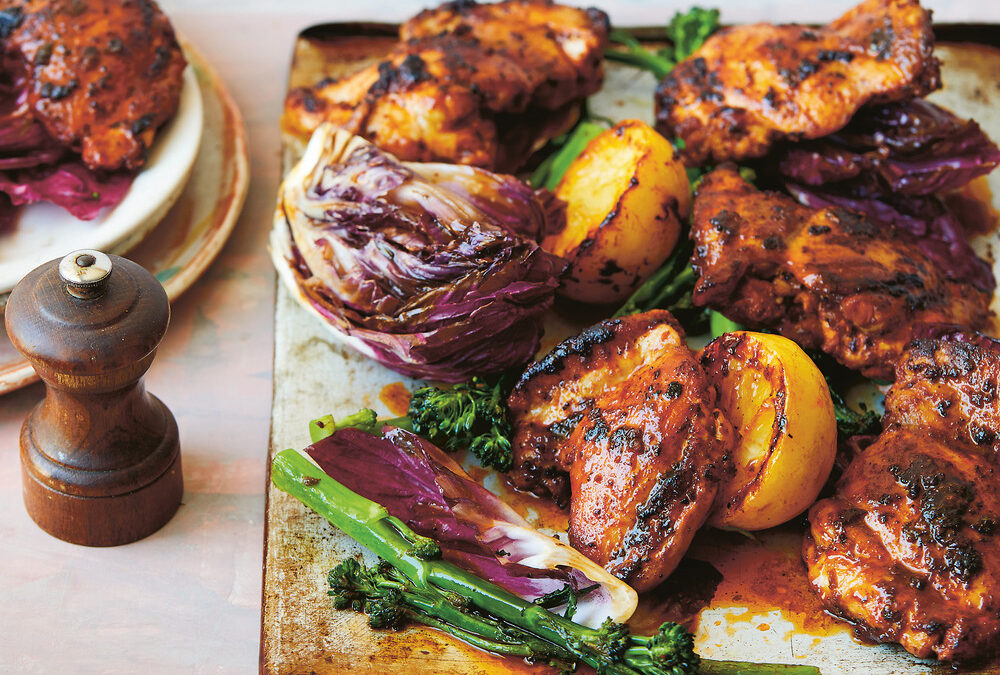 Easy peri peri chicken tray bake