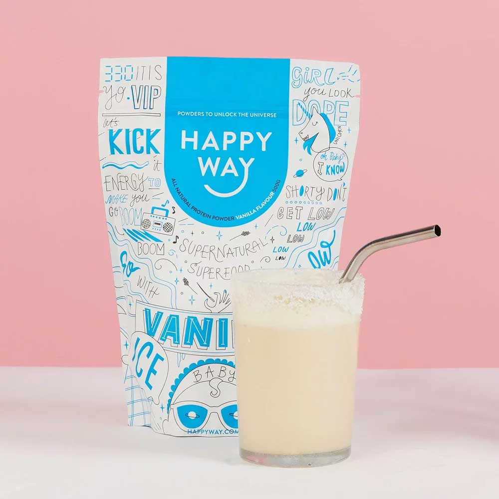 Happy Way Vanilla Whey Protein Powder