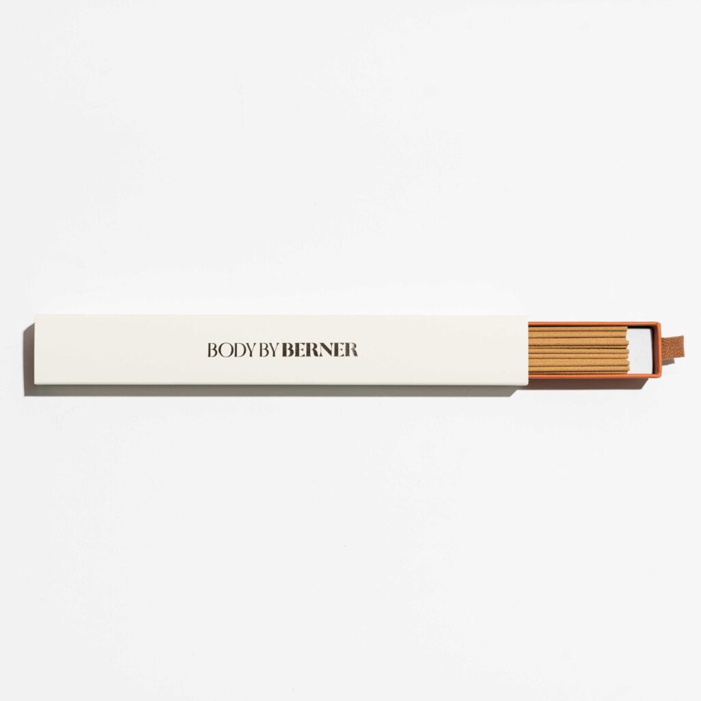 Heartwood x Body by Berner collaboration Indian Sandalwood Incense Stick