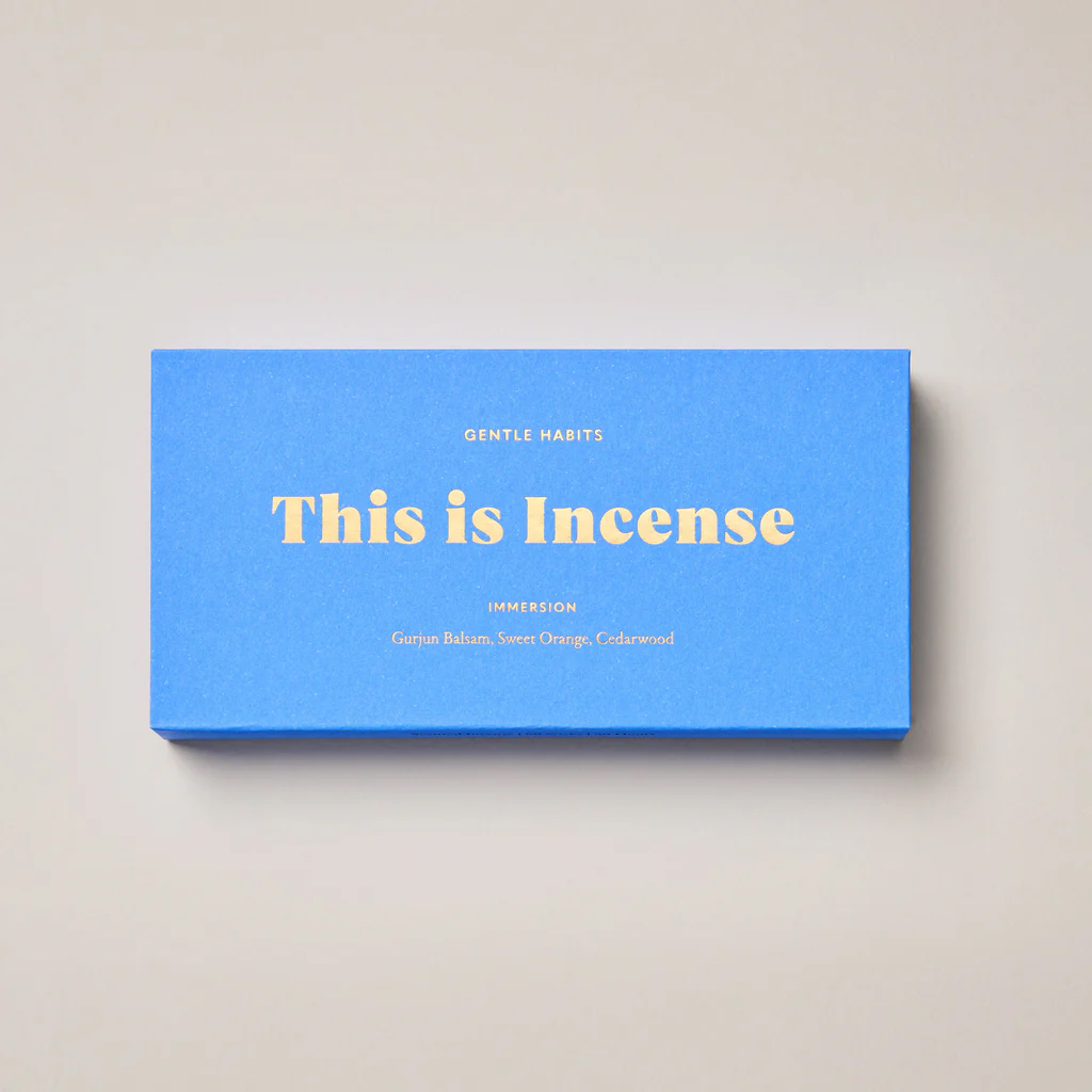 Gentle Habits This is Incense Immersion