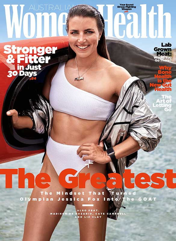 Jessica Fox Women's Health Australia April 2022 Cover
