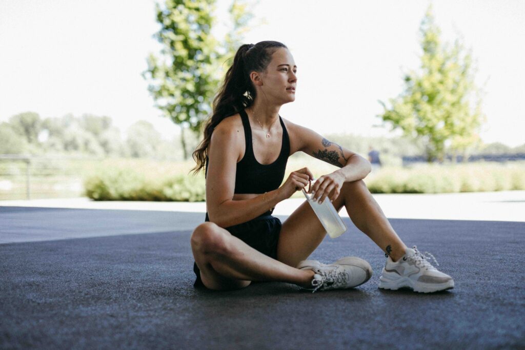 Tired athlete low magnesium deficiency