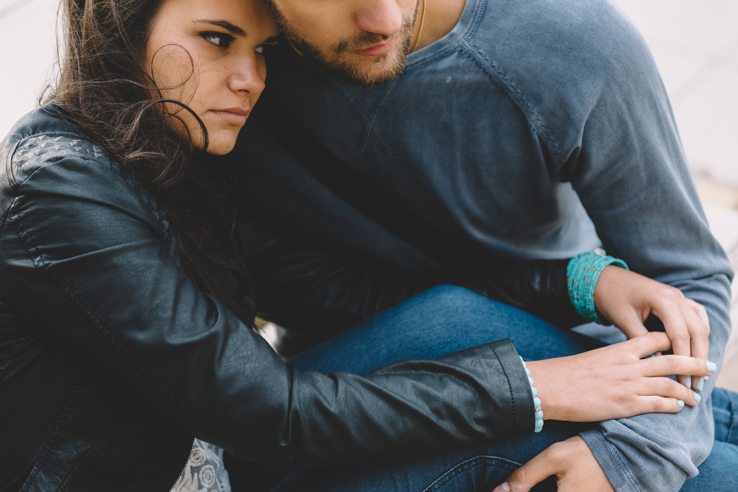 sad couple