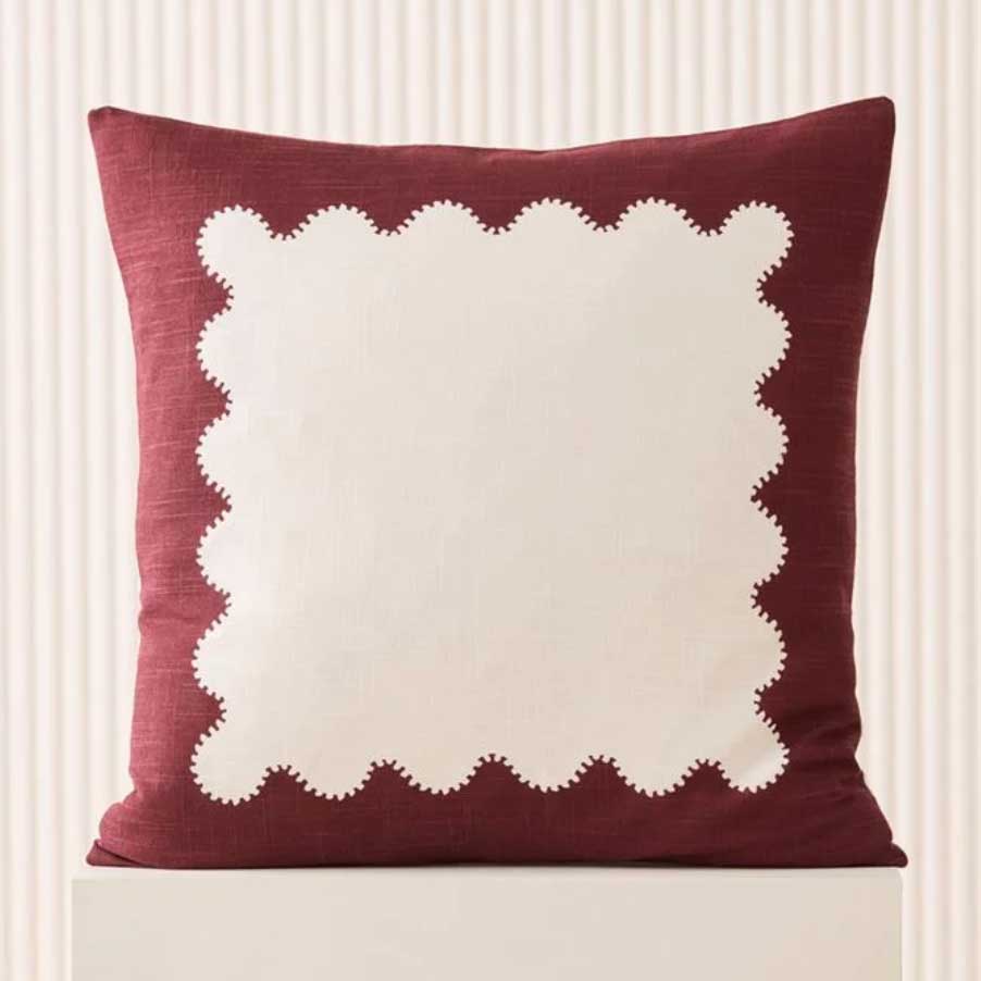 Adairs Sabi Plum Cushion