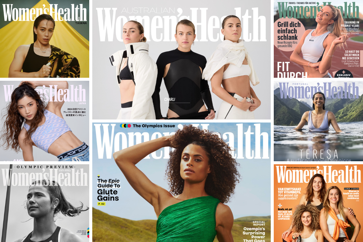 Our Olympics celebration extended to all 10 global Women’s Health editions
